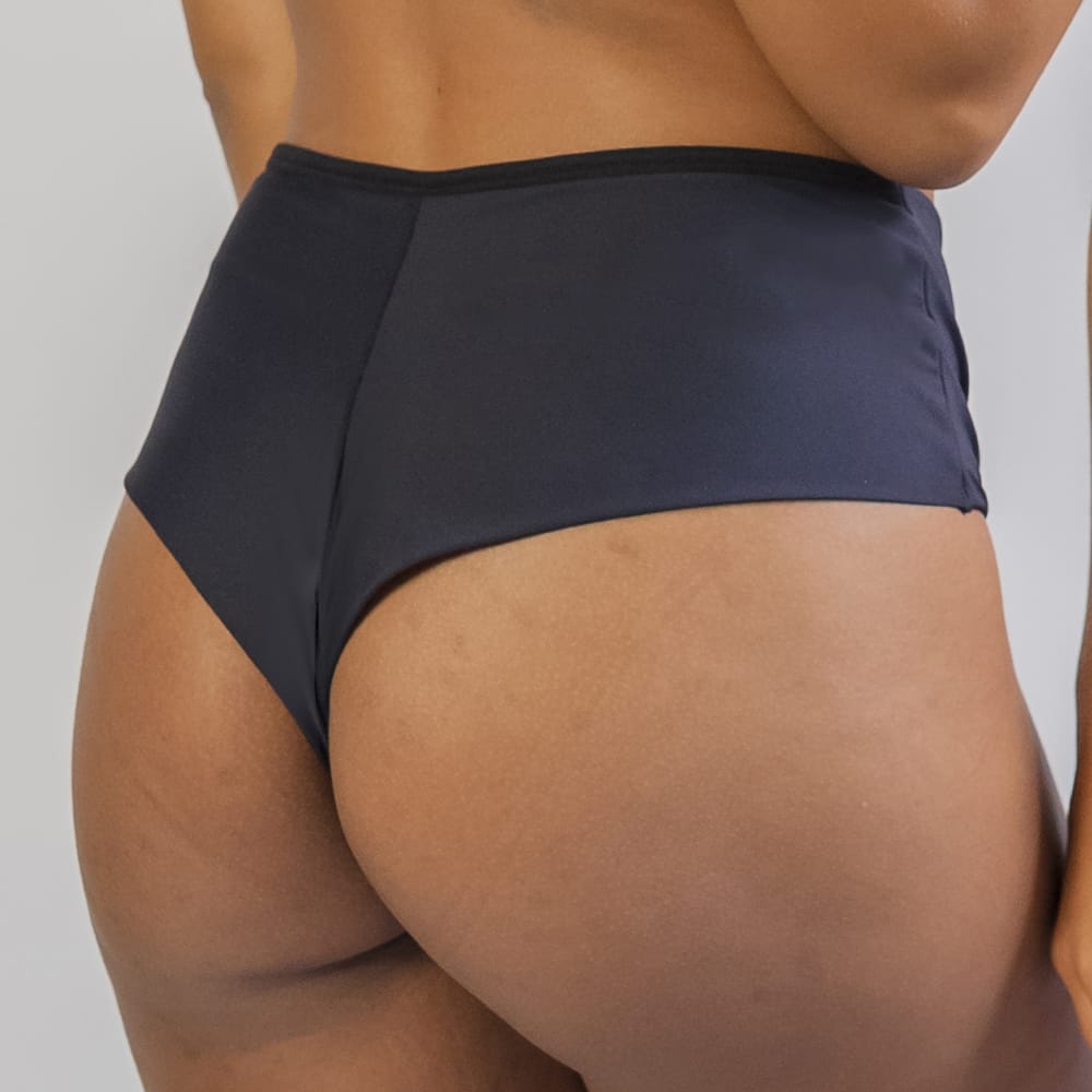 Calcinha alta fio duplo